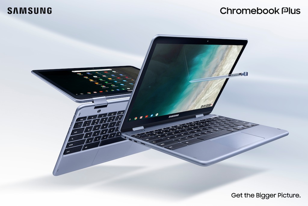Read more about the article Samsung upgrades it’s Chromebook Plus with a second camera and new processor
