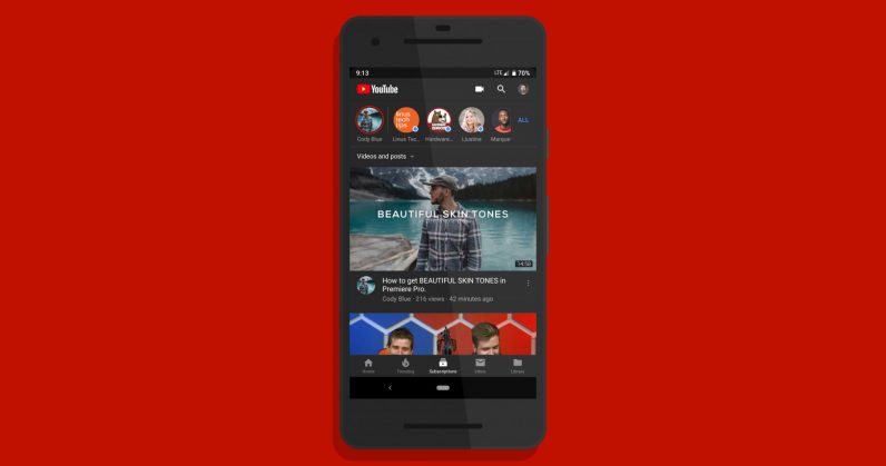 Read more about the article YouTube’s Dark theme now available on Android