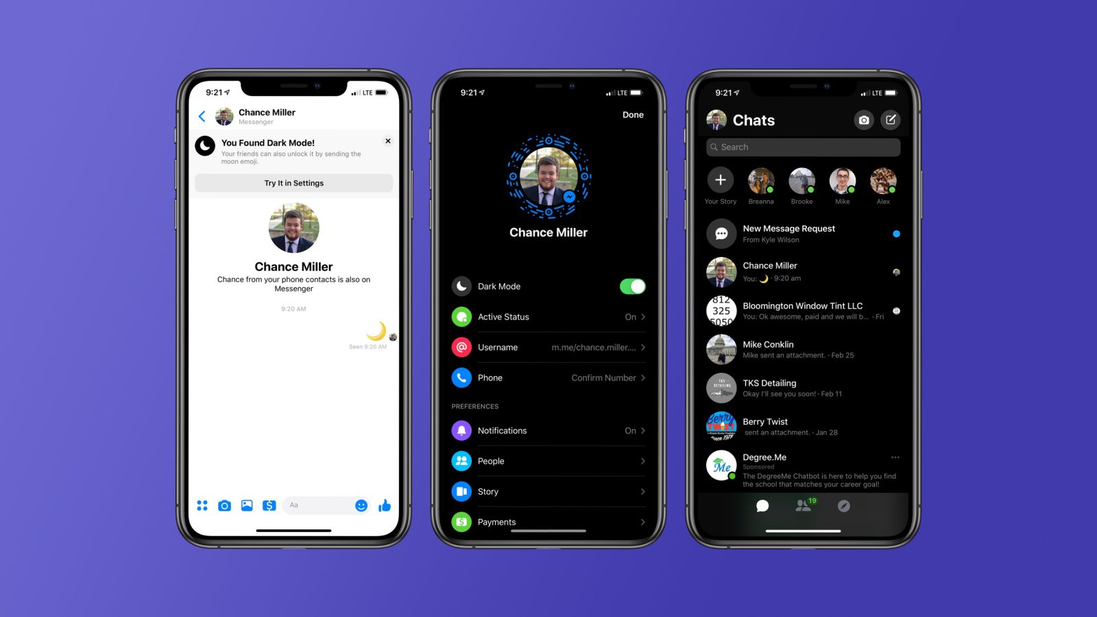Read more about the article Facebook launches dark mode for its Messenger users